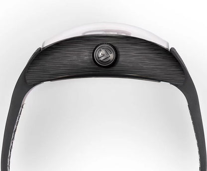 Studio photograph of the Open Tourbillon on black granite